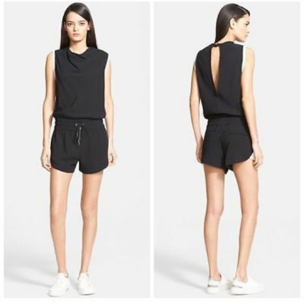 HELMUT LANG Torsion Short Jumpsuit Romper